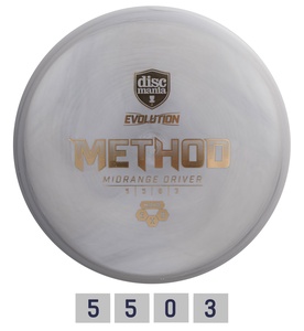 Discgolf Midrange Driver HARD EXO METHOD 5/5/0/3 Grey